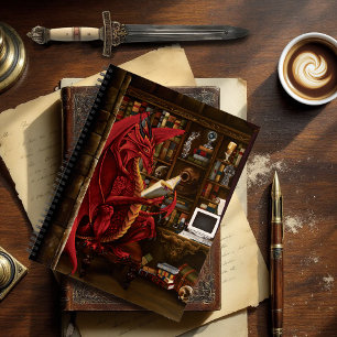 Dragon Podcast Library Notizbuch