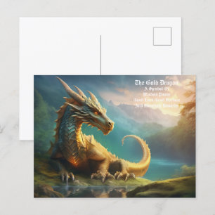 Dragon Postcard Feiertagspostkarte