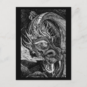 Dragon Postcard-Grenze Postkarte