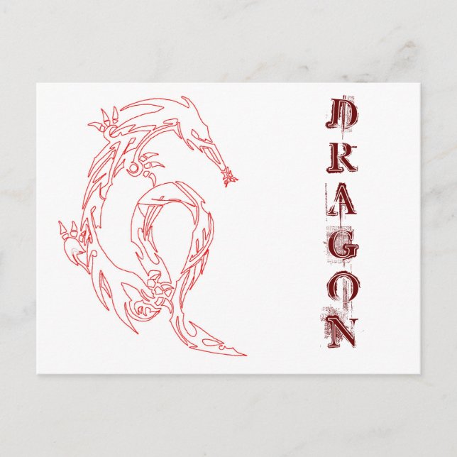DRAGON POSTKARTE (Vorderseite)