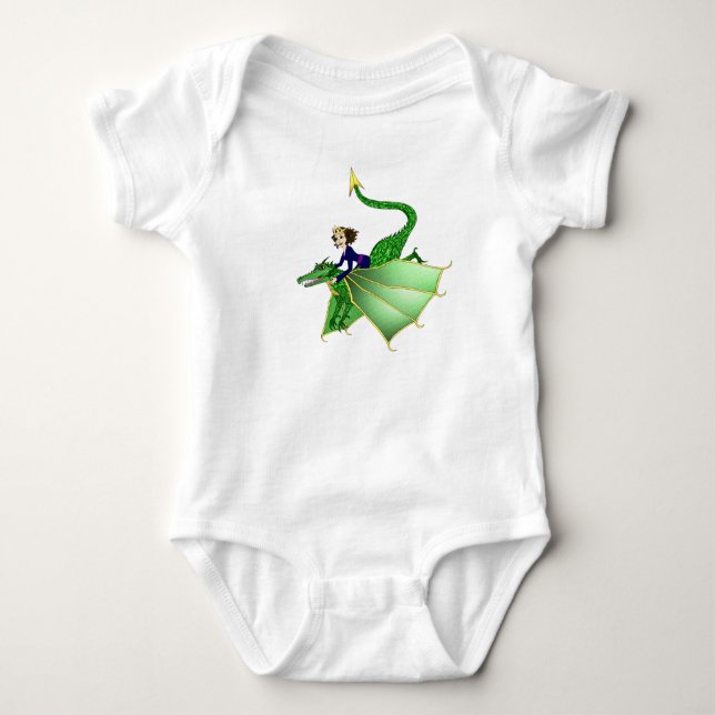 Dragon Princess Säugling Shirt, 6-24 Monate Baby Strampler (Vorderseite)