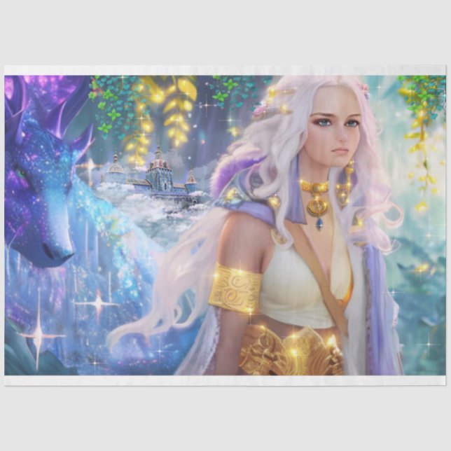 Dragon Princess Seidenpapier (Vorderseite)