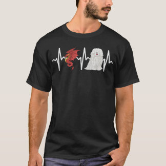 Dragon Pulik Heartbeat Dog Lover T-Shirt