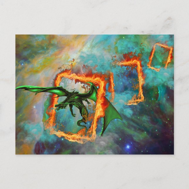 Dragon Race Postkarte (Vorderseite)