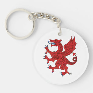 Dragon Rampant Gules