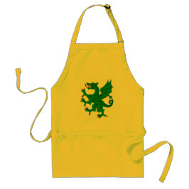 Dragon Rampant Vert Schürze