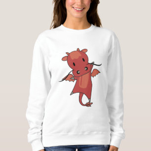 Dragon Red Fairy Tale Niedliche Tiere für Kinder Sweatshirt
