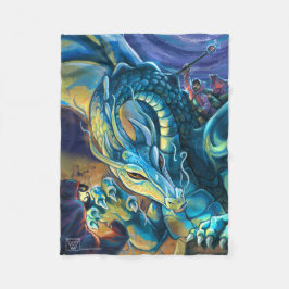Dragon Rider Poster Fleecedecke