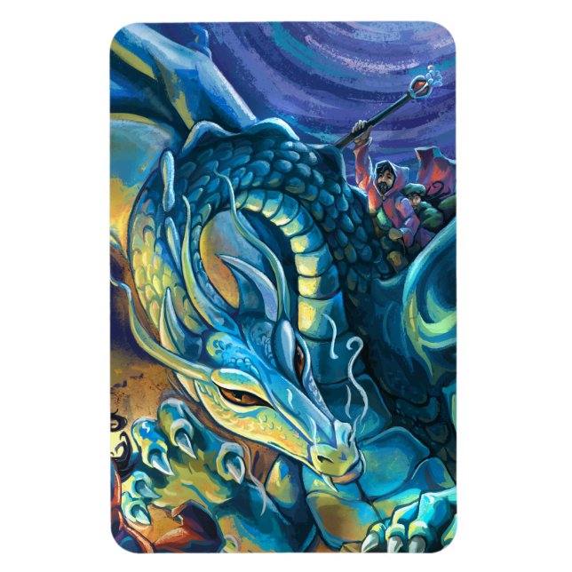 Dragon Rider Poster Magnet (Vertikal)
