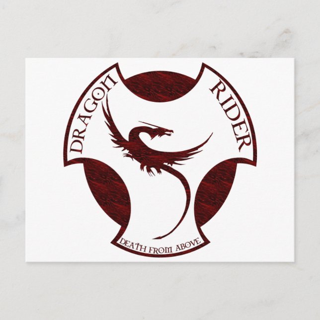 Dragon Rider Postkarte (Vorderseite)