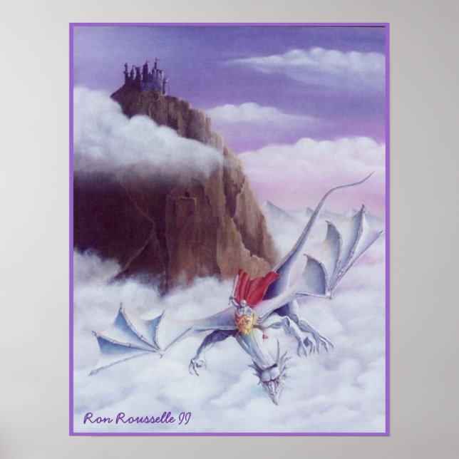 Dragon Rider Print Poster (Vorne)