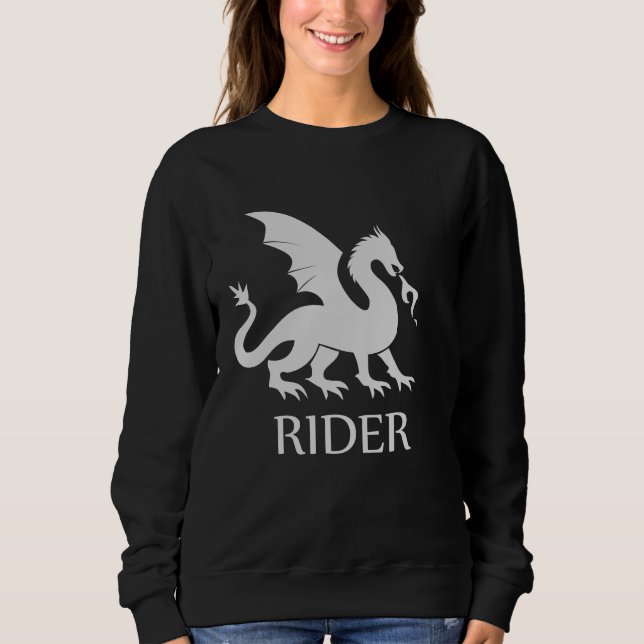 Dragon Rider Sweatshirt noir (Devant)