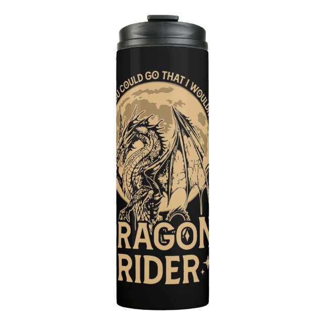 Dragon Rider Unoffical Vierte Wing Merch Thermosbecher (Vorderseite)