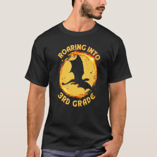 Dragon Roaring in dritten Klasse Lehrer zurück T T-Shirt