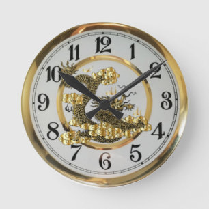 Dragon Runde Wanduhr