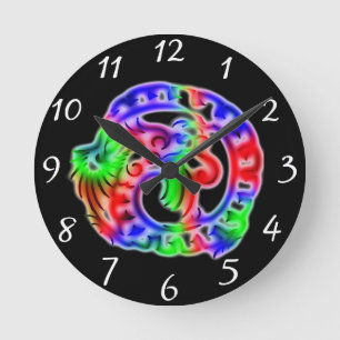 Dragon Runde Wanduhr