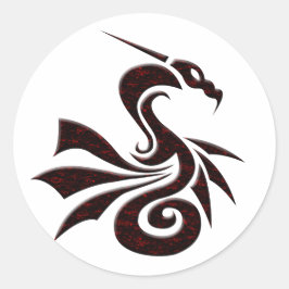 Dragon Runder Aufkleber
