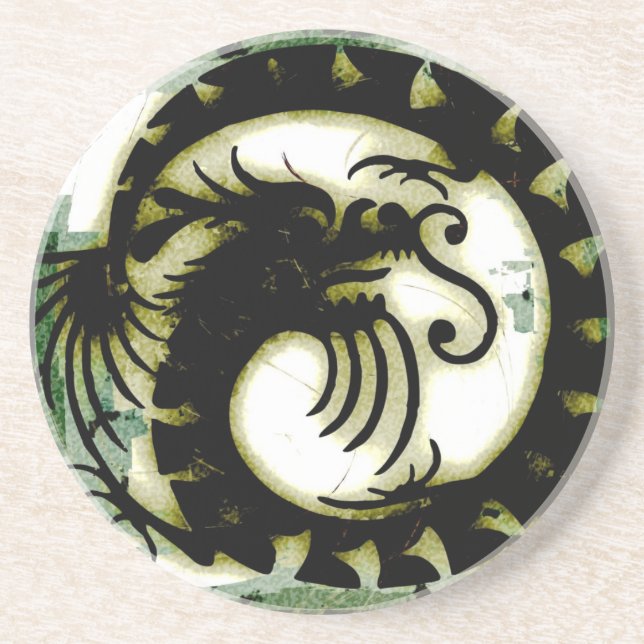 Dragon Sandstein Untersetzer (Vorne)