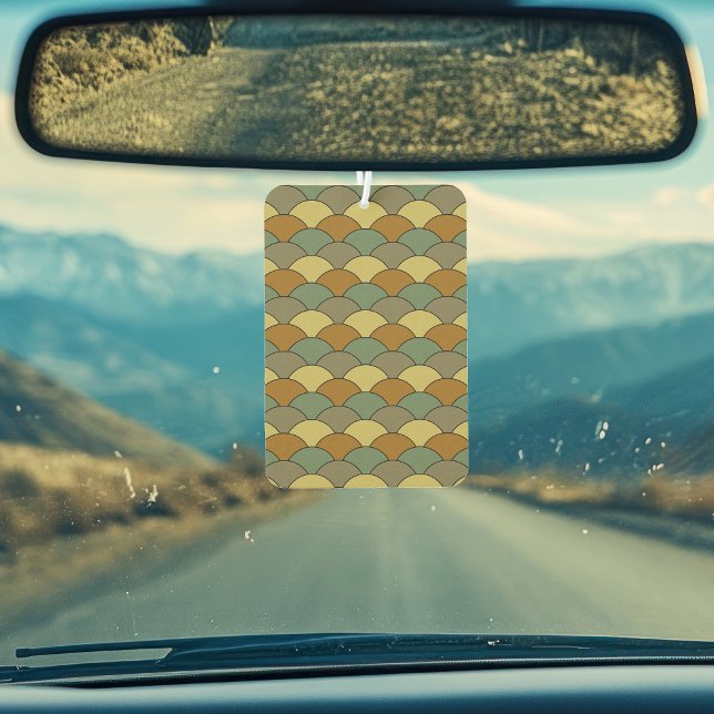 Dragon Scales, Fans, Waves, Seigaiha, Camouflage Autolufterfrischer (Von Creator hochgeladen)