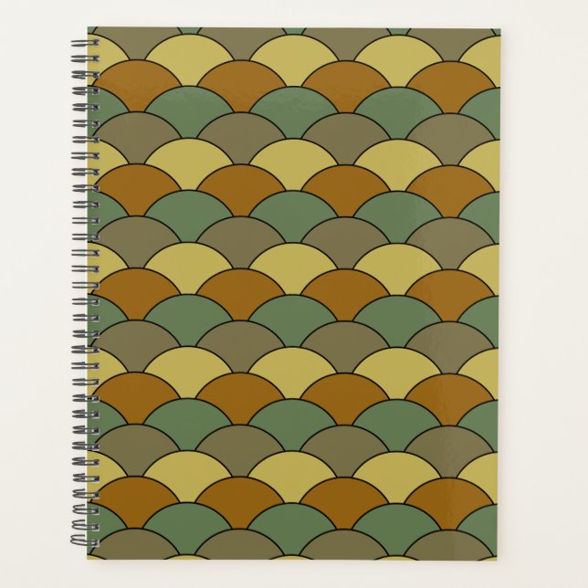 Dragon Scales, Fans, Waves, Seigaiha, Camouflage Planer (Vorderseite)