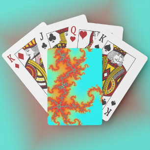 Dragon Schwanz Fraktal Spielkarten