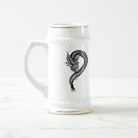 Dragon Schwarzweiß Design