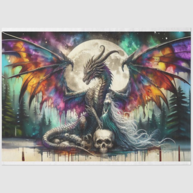 Dragon Seidenpapier (Vorderseite)