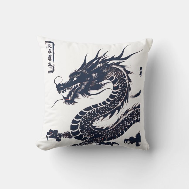 Dragon Shirt Kissen (Vorderseite)