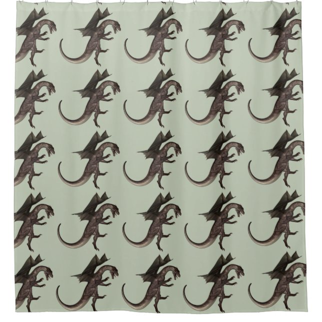 Dragon Shower Vorhang (Vorderseite)