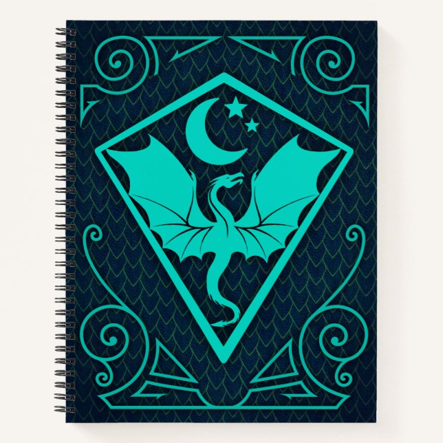 Dragon Sigil Notebook Notizbuch (Vorderseite)
