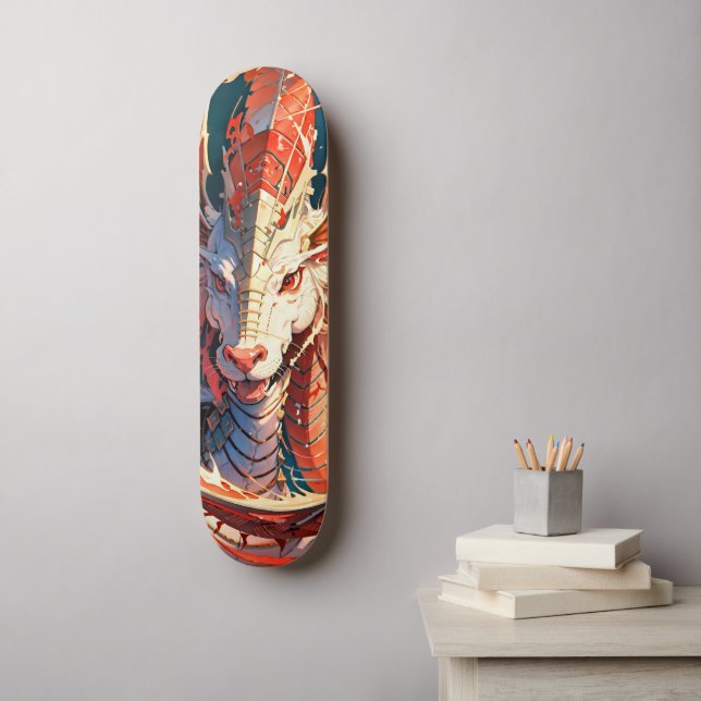 Dragon Skateboard (Wandkunst)