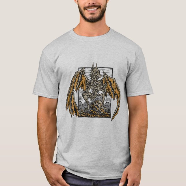 Dragon Skeleton T-Shirt (Vorderseite)