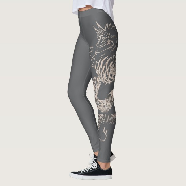 Dragon sketch leggings (Links)