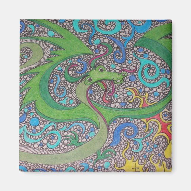 Dragon Skin Magnet (Vorne)