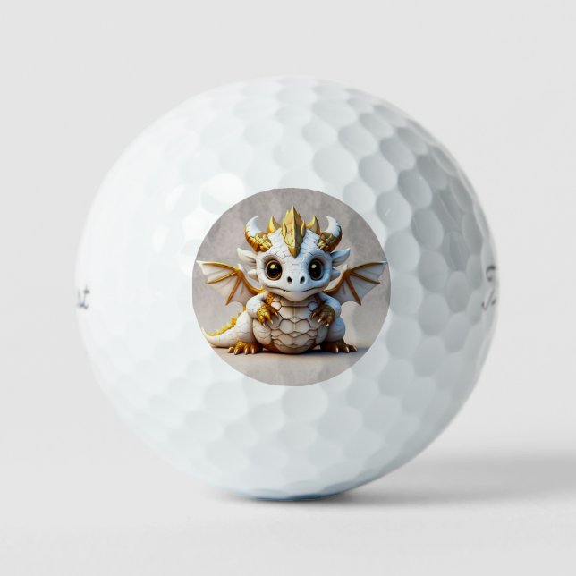Dragon Skull Art Golfball (Vorderseite)