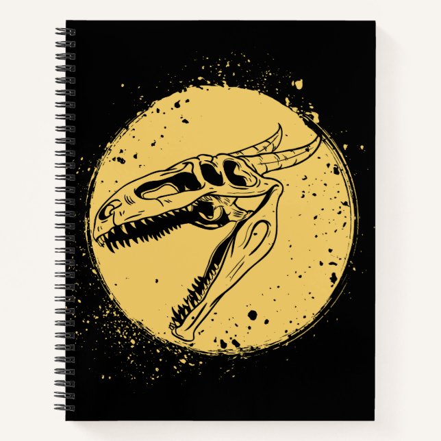 Dragon Skull Notizbuch (Vorderseite)