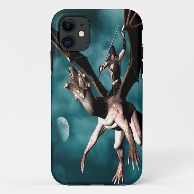 Dragon Sky Warrior Case-Mate iPhone Hülle (Rückseite)