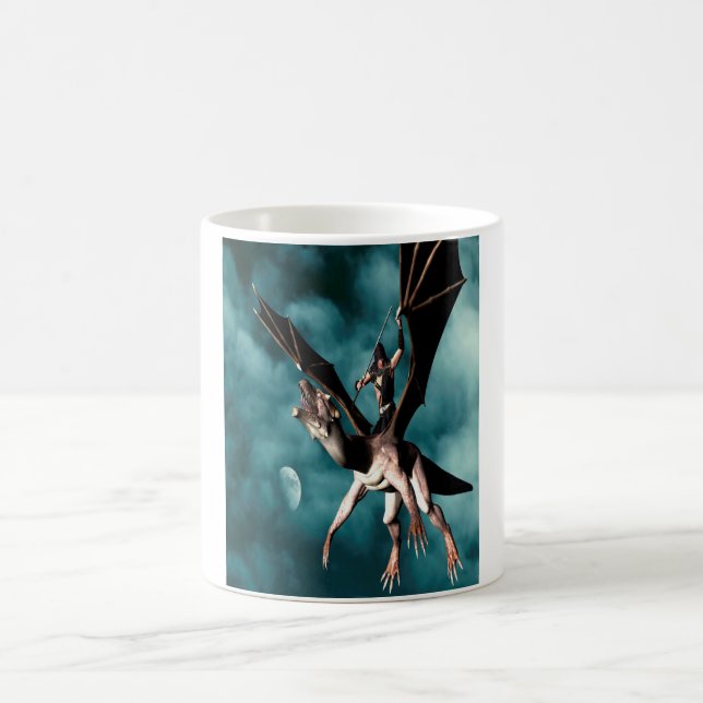 Dragon Sky Warrior Kaffeetasse (Mittel)