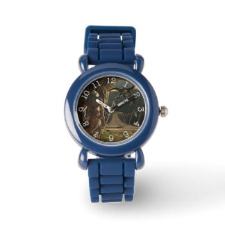 Dragon Slayer - Blende mit schwarzen Zahlen Beobac Armbanduhr