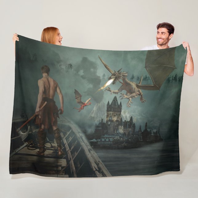 DRAGON SLAYER FLEECEDECKE (Beispiel)