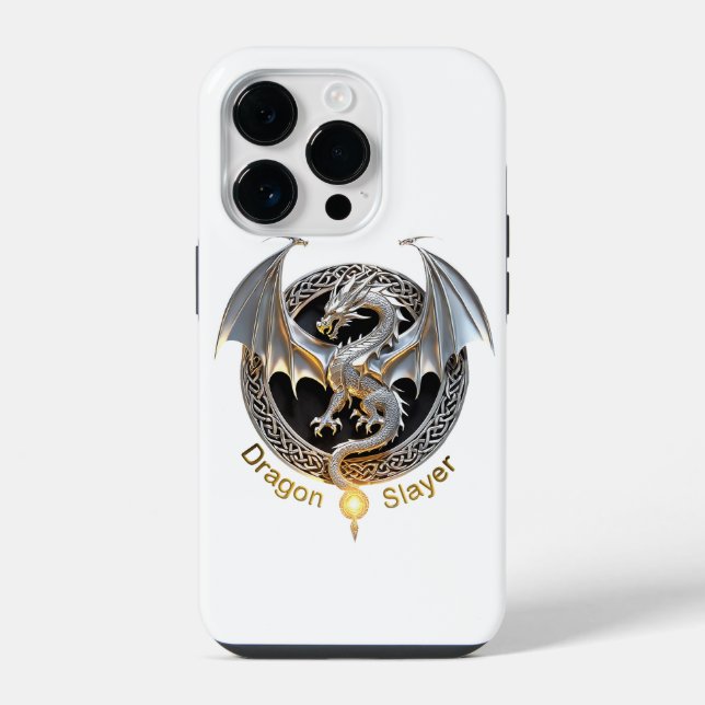 Dragon Slayer iPhone 14 Pro Hülle (Rückseite)