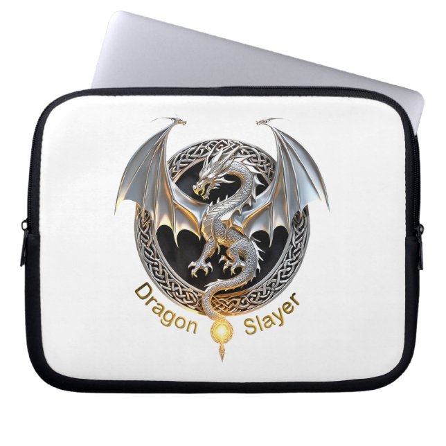 Dragon Slayer Laptopschutzhülle (Vorderseite)