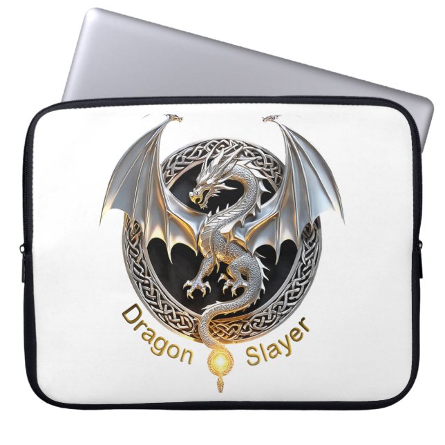 Dragon Slayer Laptopschutzhülle (Vorderseite)