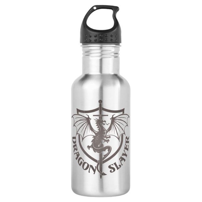 Dragon Slayer Stainless Steel Water Flasche Edelstahlflasche (Vorderseite)