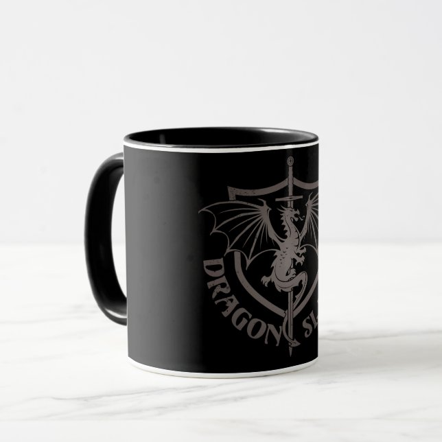 Dragon Slayer Tasse (Vorderseite Links)