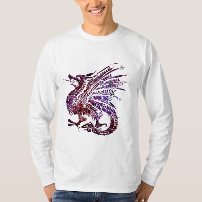 Dragon Spirit Animal Totem Emblem T - Shirt (Vorderseite)
