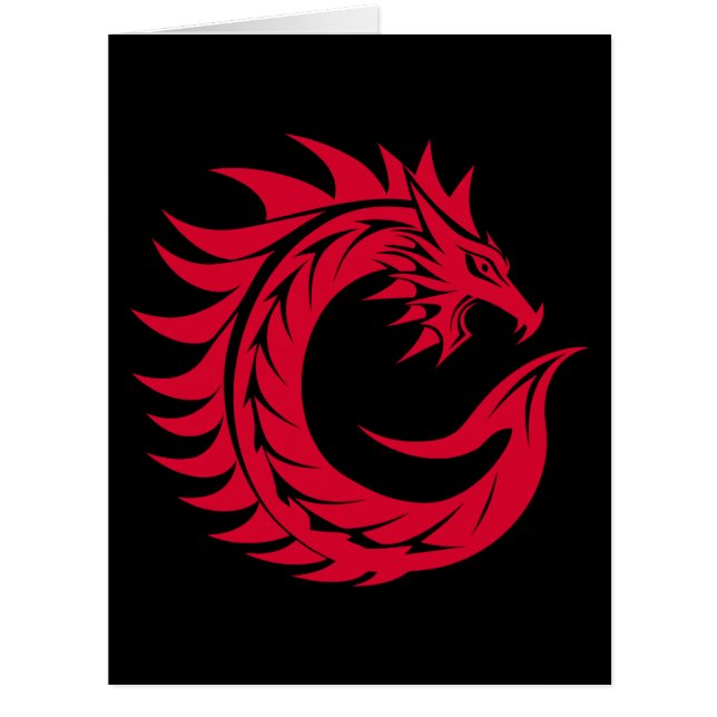 Dragon Styled Letter C, Dragon Alphabet, Monogramm (Vorderseite)