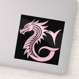 Dragon Styled Letter G, Dragon Alphabet, Monogram Aufkleber