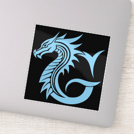 Dragon Styled Letter G, Dragon Alphabet, Monogram Aufkleber