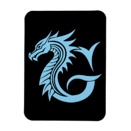Dragon Styled Letter G, Dragon Alphabet, Monogram Magnet